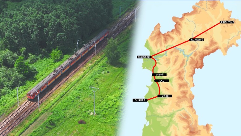 Hekurudha Durrës- Prishtinë do të kushtojë 750 mln euro, mbaron studimi i fizibilitetit